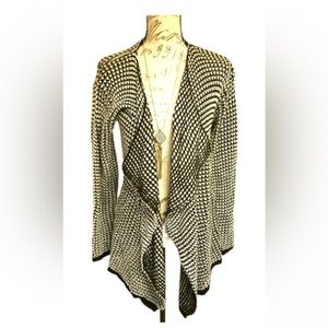 NEW•L•WILLOW MODERN WATERFALL CARDIGAN•NWT•